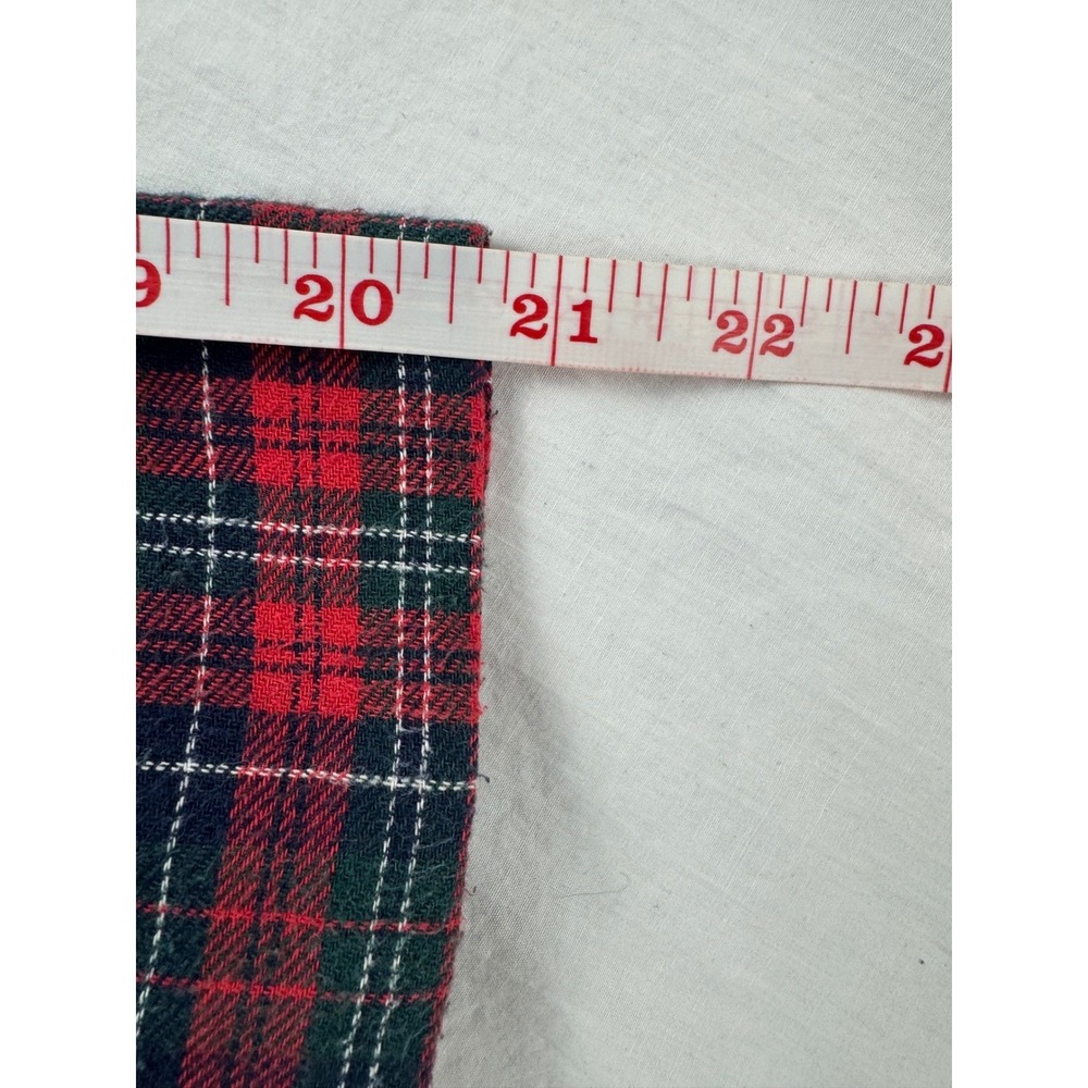 Lauren Ralph Lauren Plaid Pajama Set Women Small Red Green Classic Sleepwear PJ - Picture 11 of 16